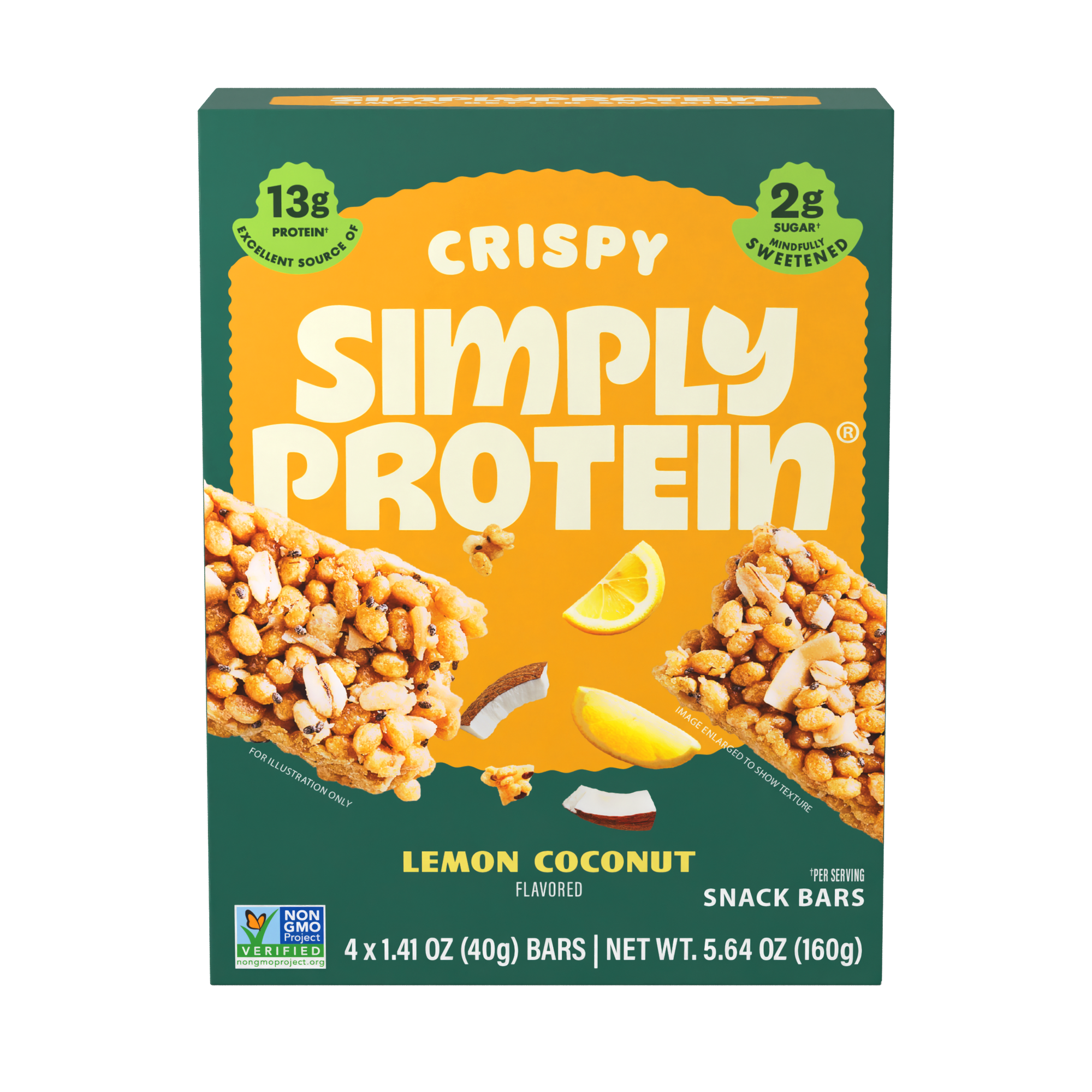 Crispy Bars - Lemon Coconut