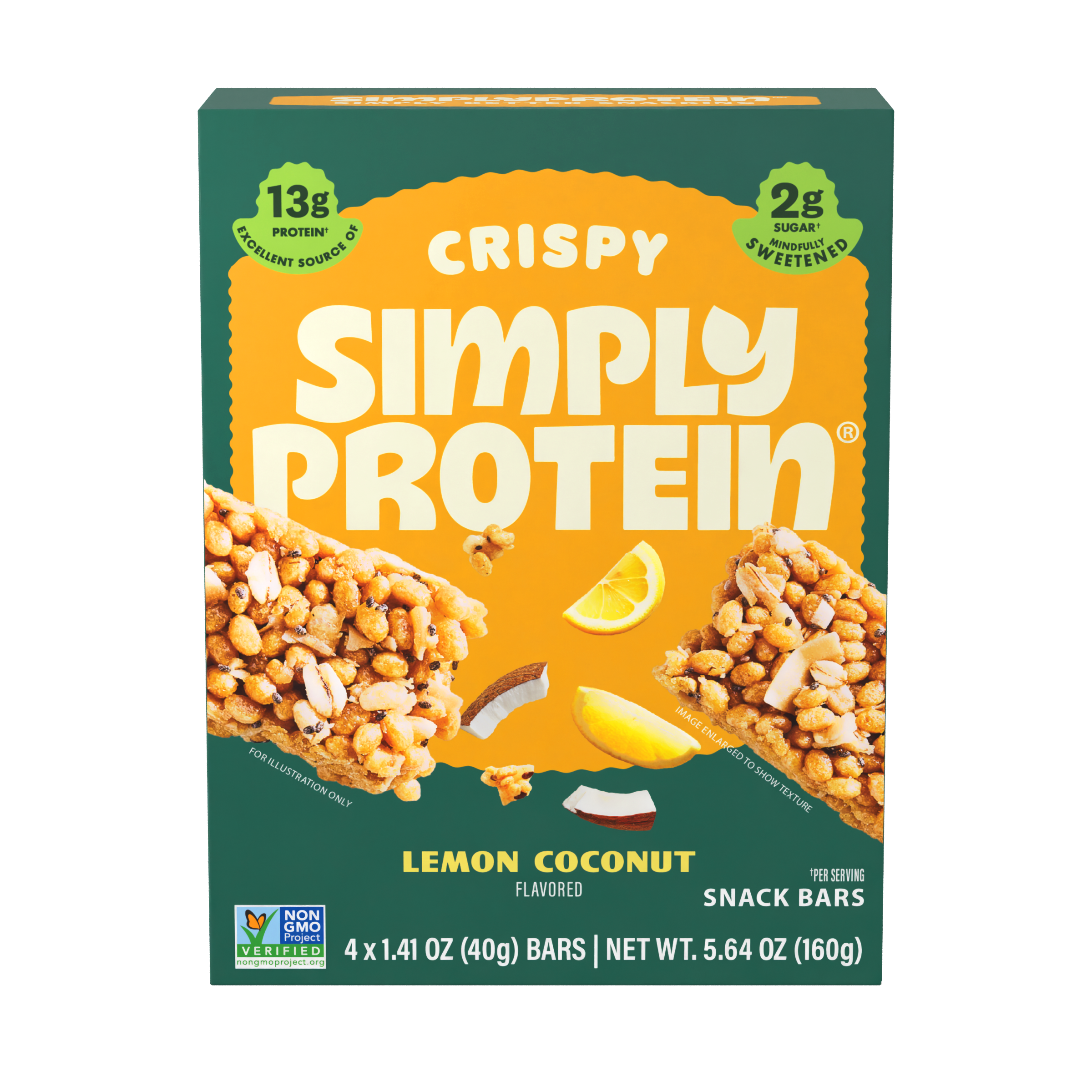 Crispy Bars - Lemon Coconut