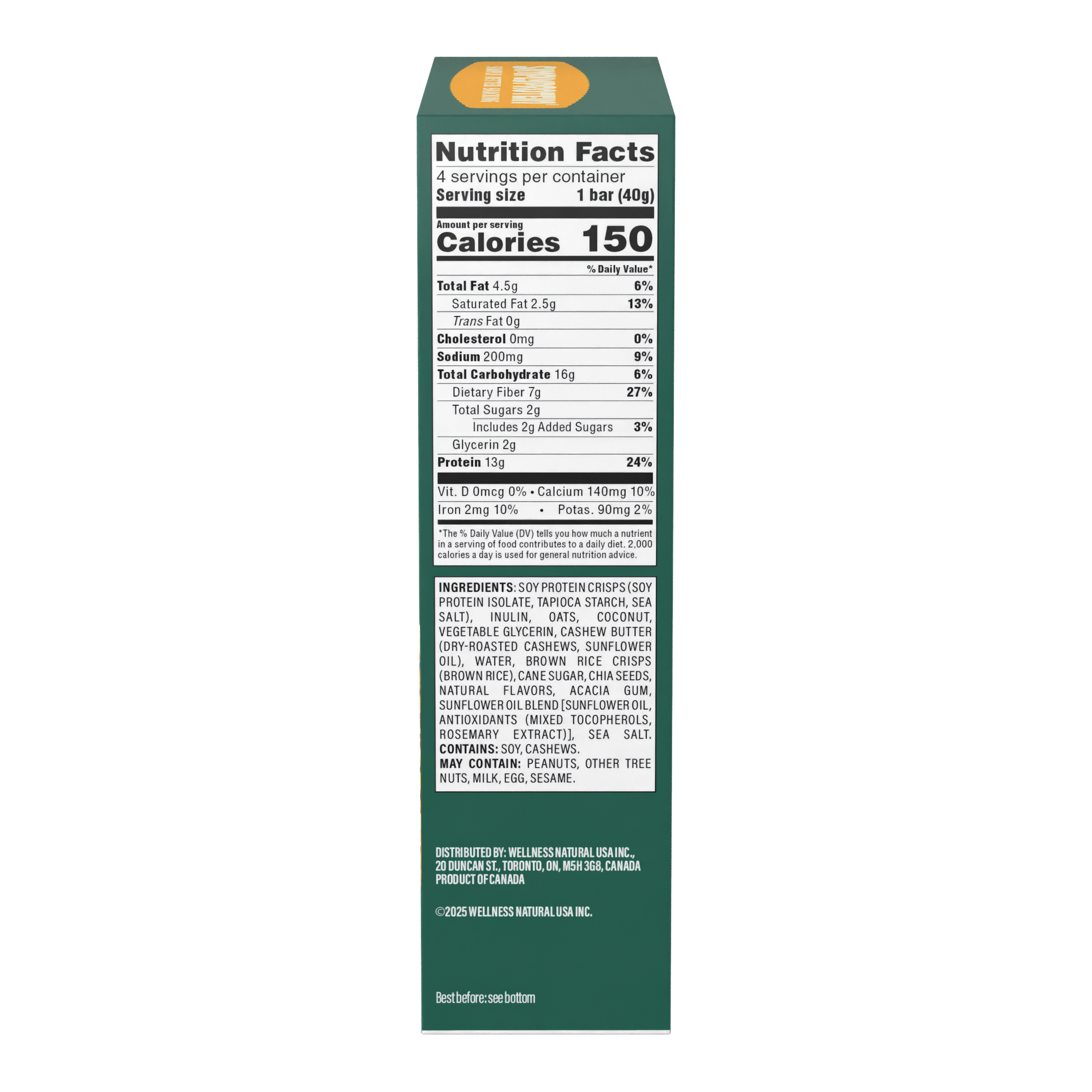 Crispy Bars - Lemon Coconut