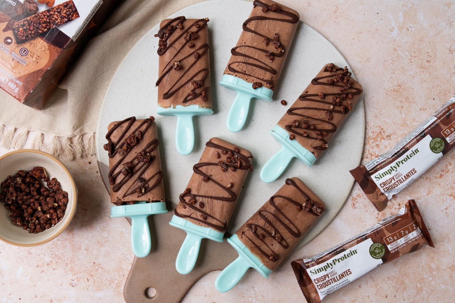Creamy Protein-Packed Fudgsicles