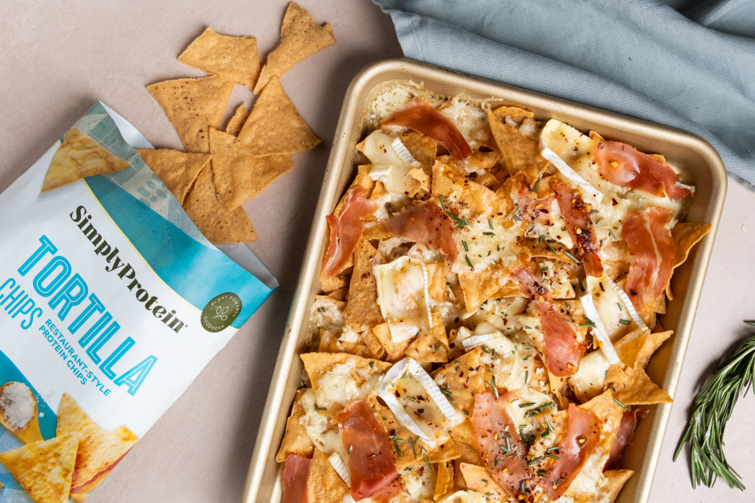 Tortilla Charcuterie Nachos – Simply Protein-US