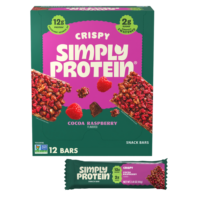 SimplyProtein Crispy Bars - Cocoa Raspberry