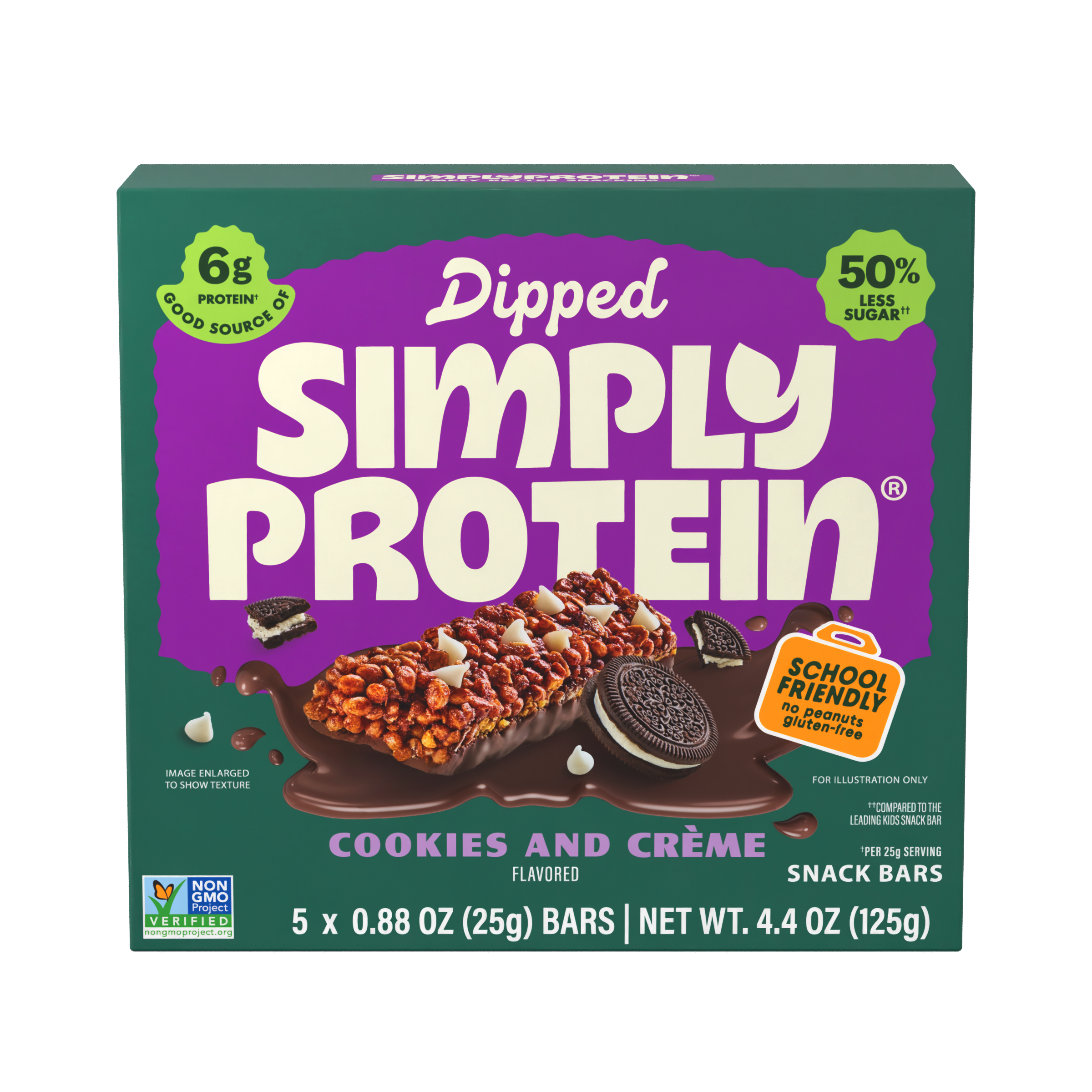 Dipped Bars - Cookies and Crème