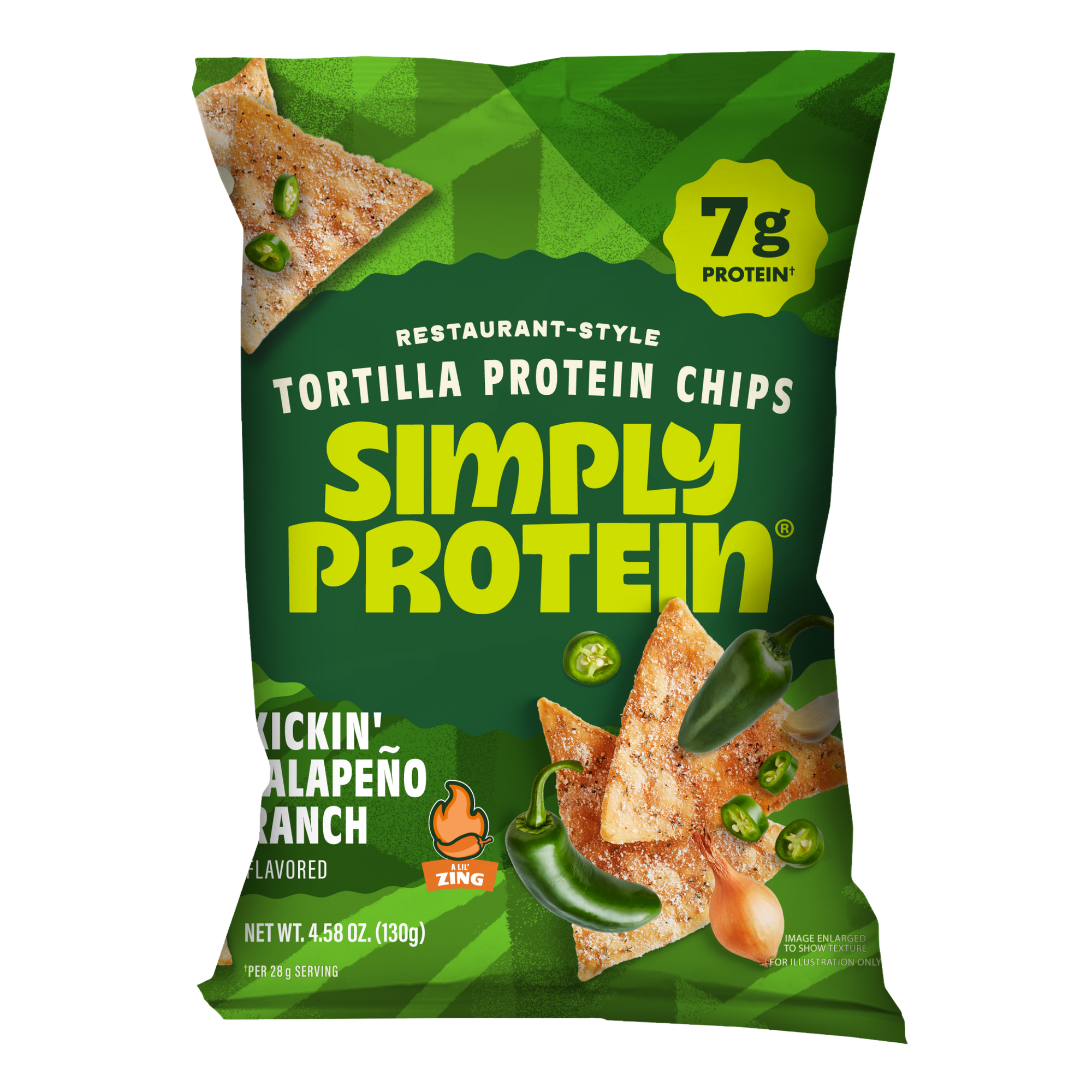 Protein Tortilla Chips - Kickin' Jalapeño Ranch