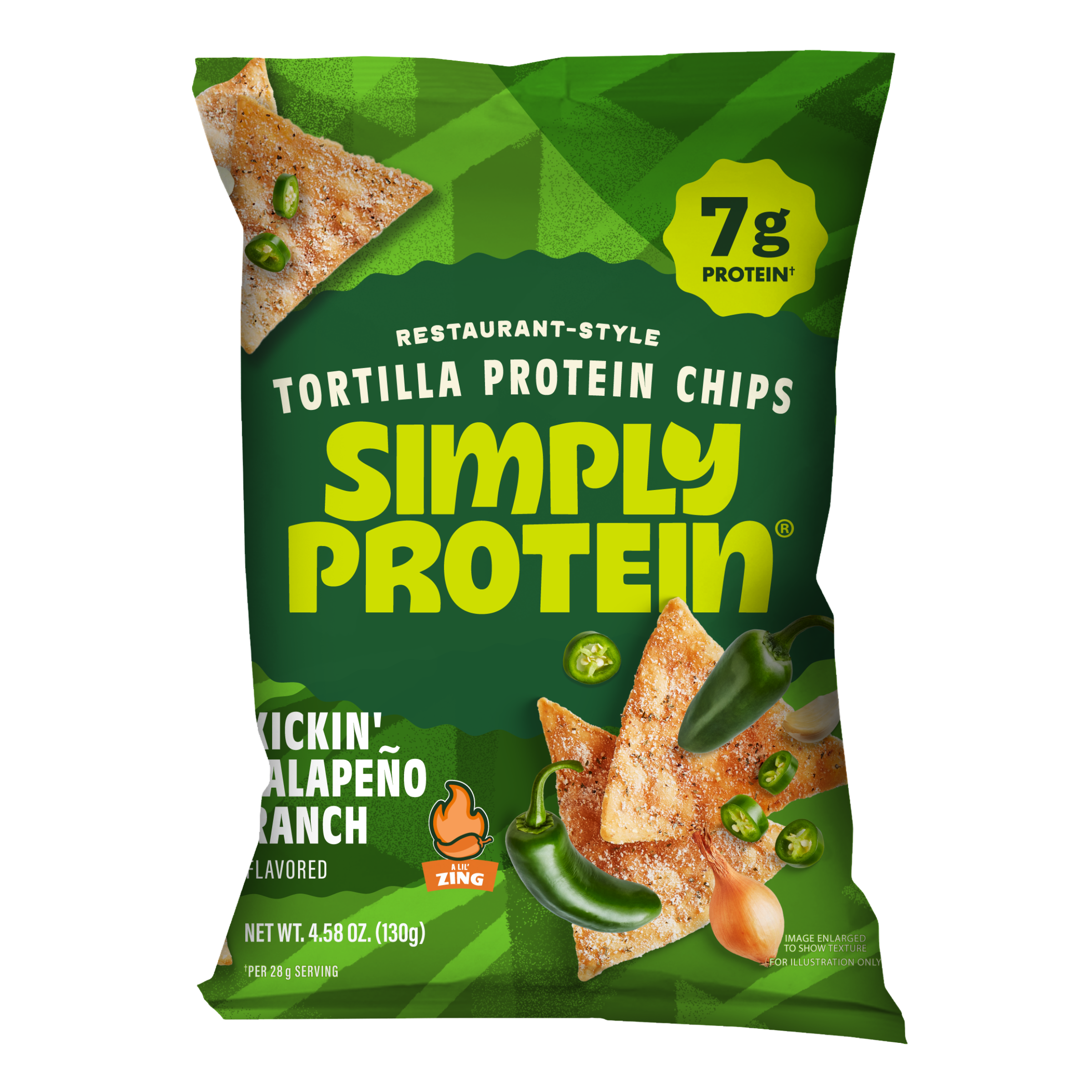 Protein Tortilla Chips - Kickin' Jalapeño Ranch