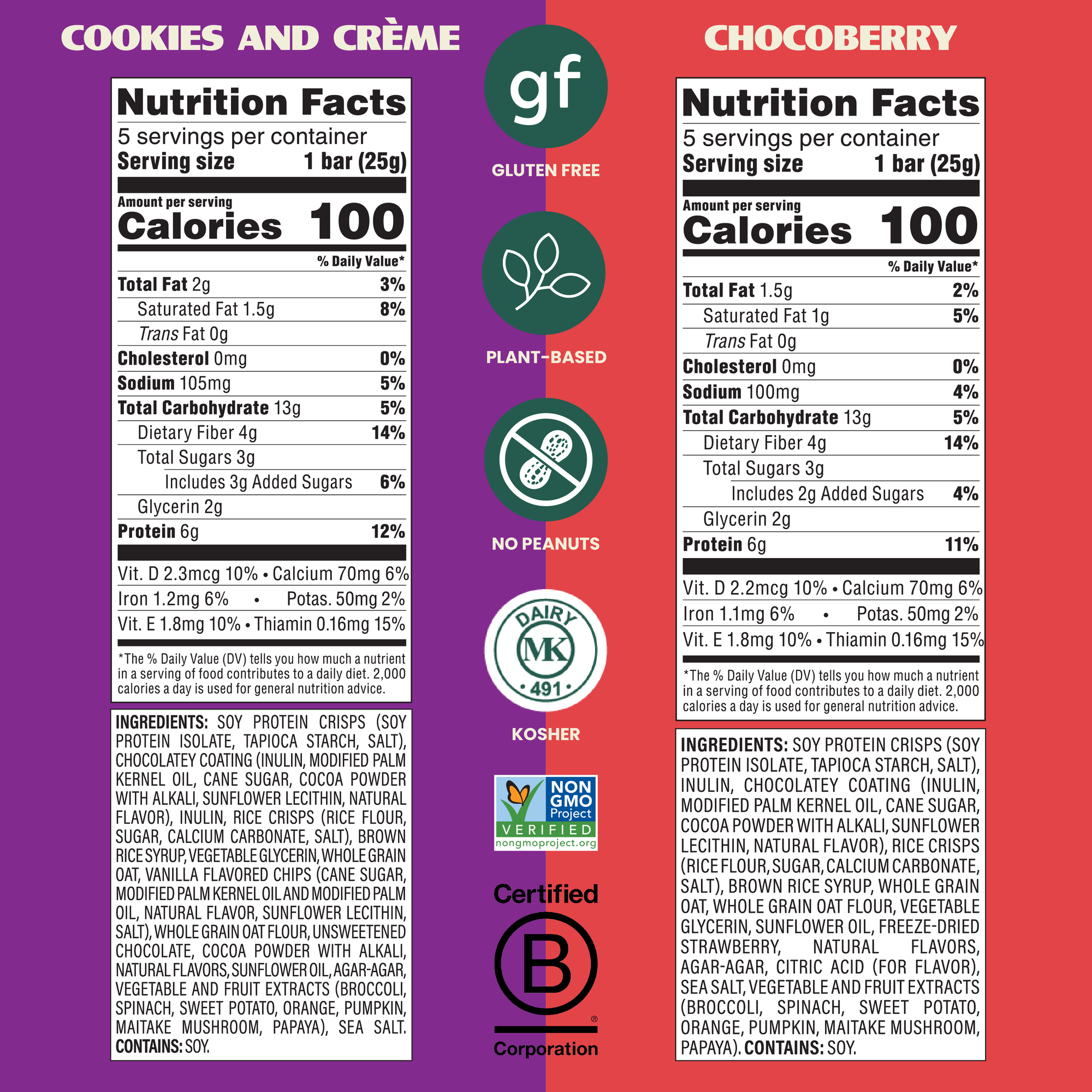 Dipped Bars - Chocoberry + Cookies & Crème Variety Pack