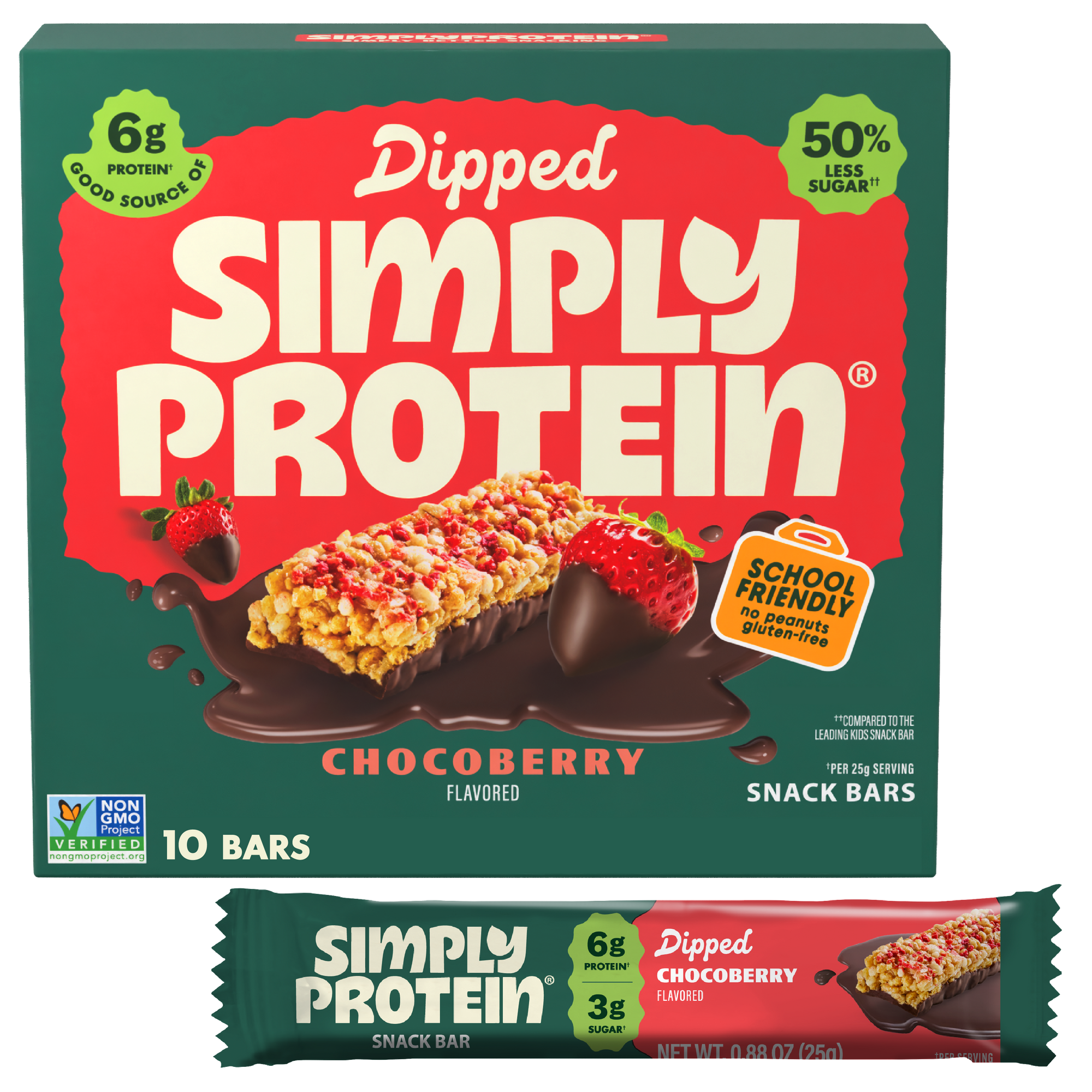 Dipped Bars - Chocoberry