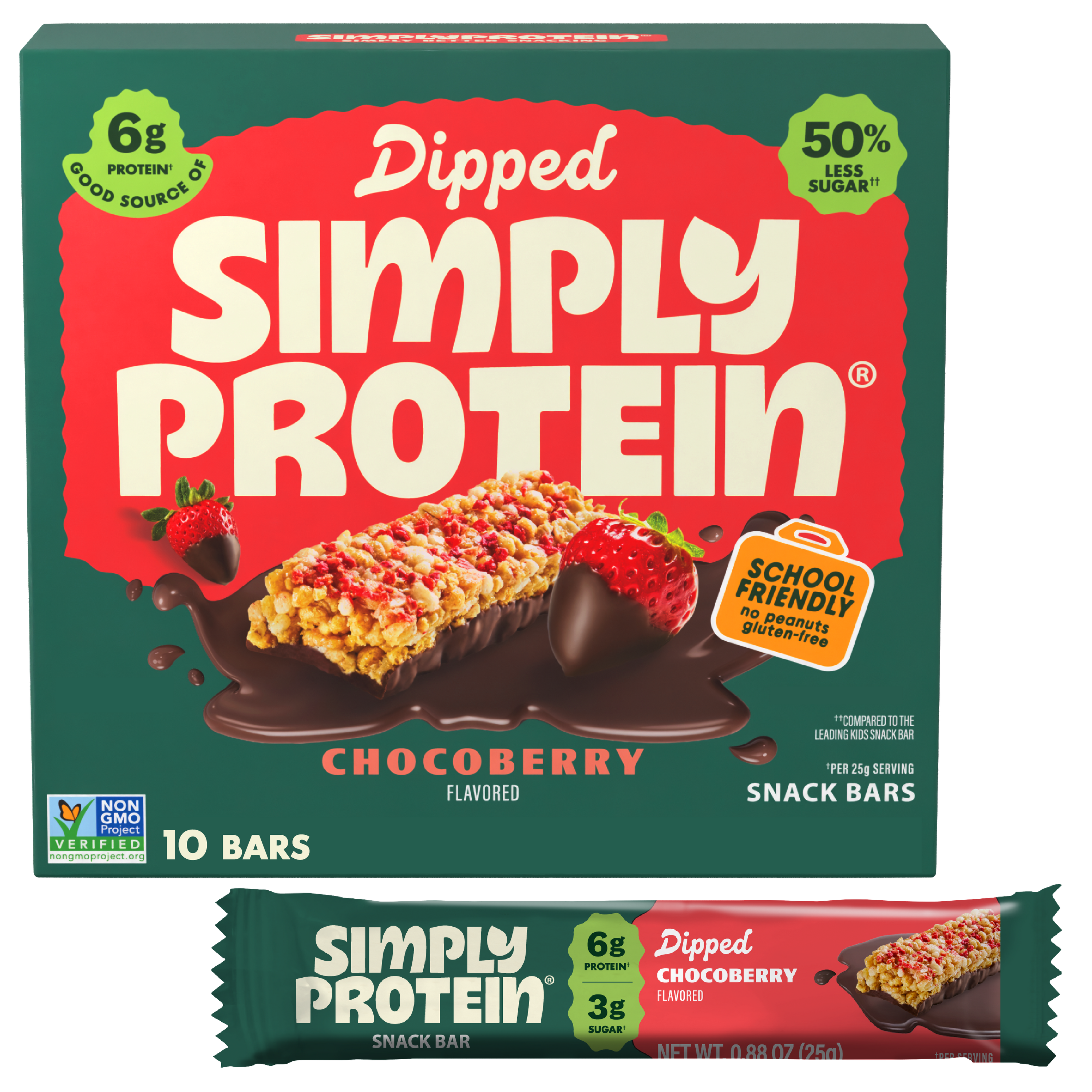 Dipped Bars - Chocoberry
