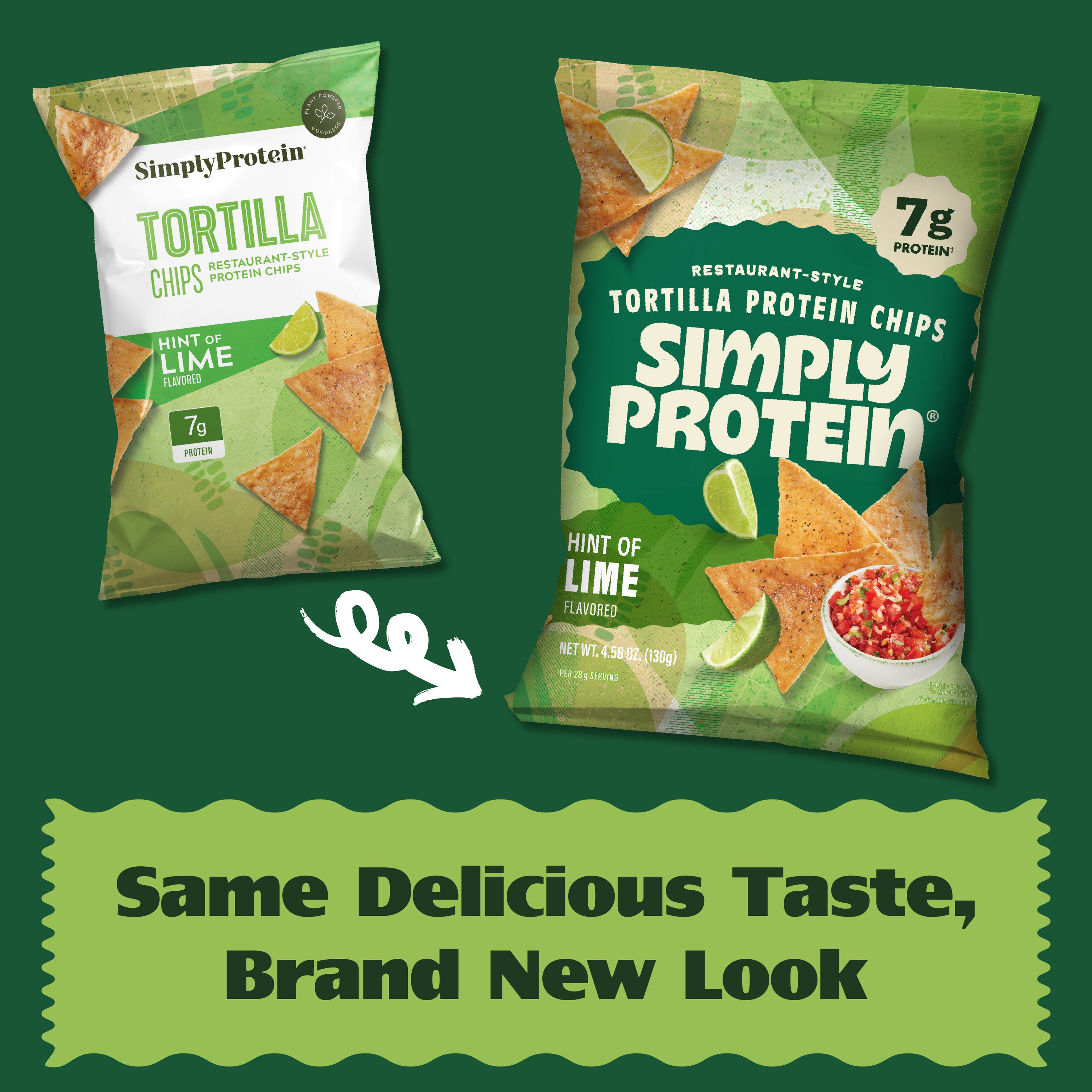 Restaurant-Style Protein Tortilla Chips - Hint of Lime