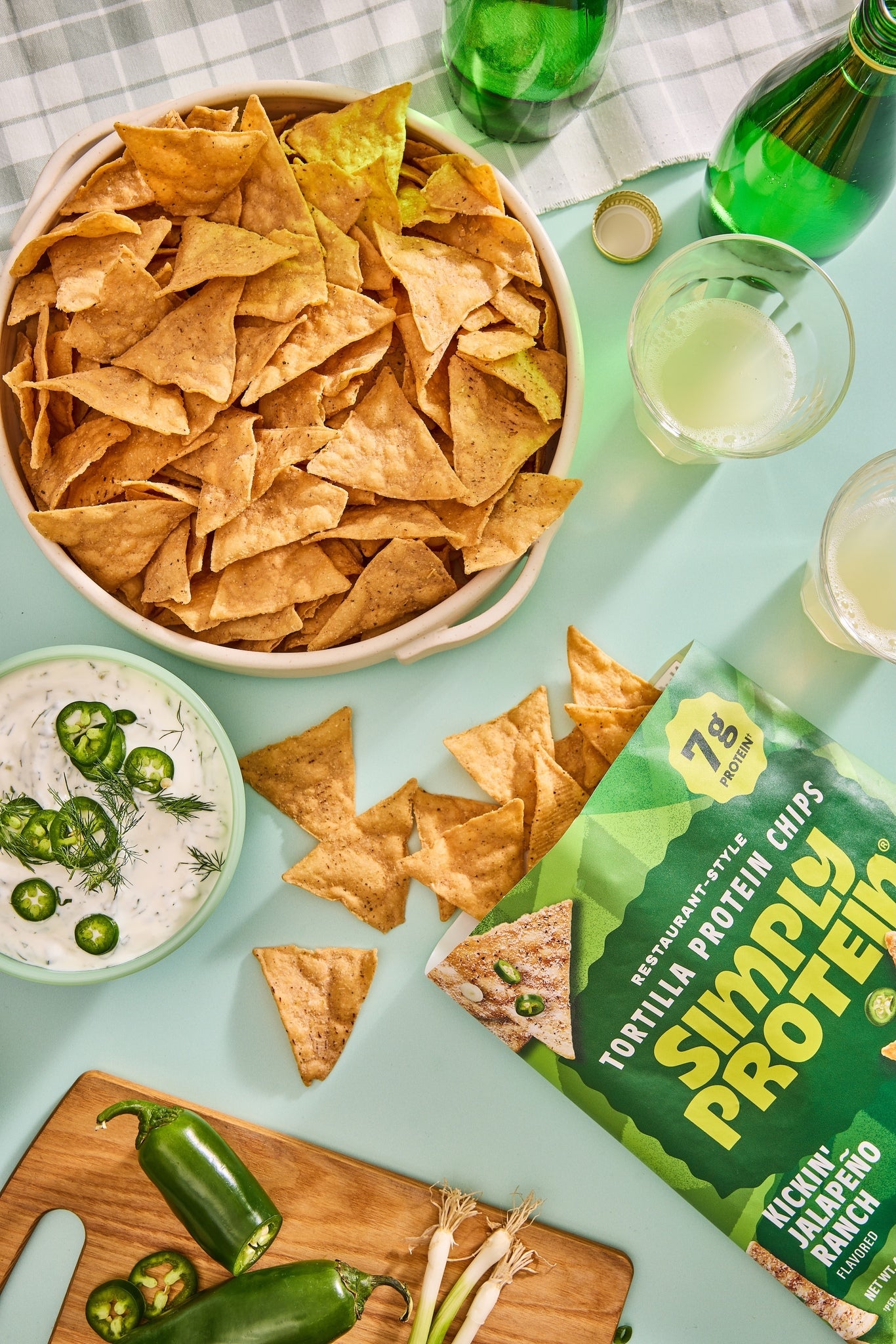Protein Tortilla Chips - Kickin' Jalapeño Ranch