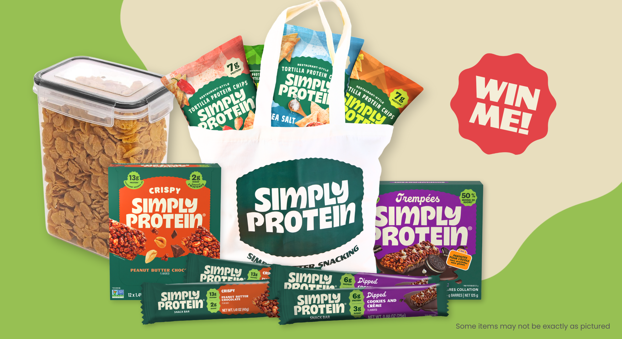 Win a selection of SimplyProtein® products.