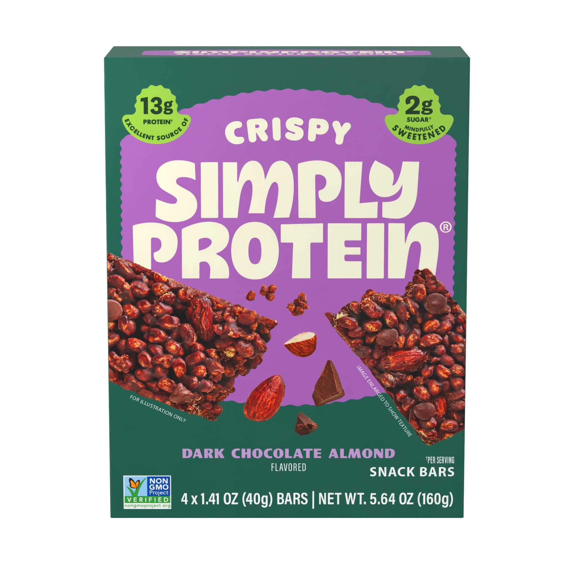 Crispy Bars - Dark Chocolate Almond
