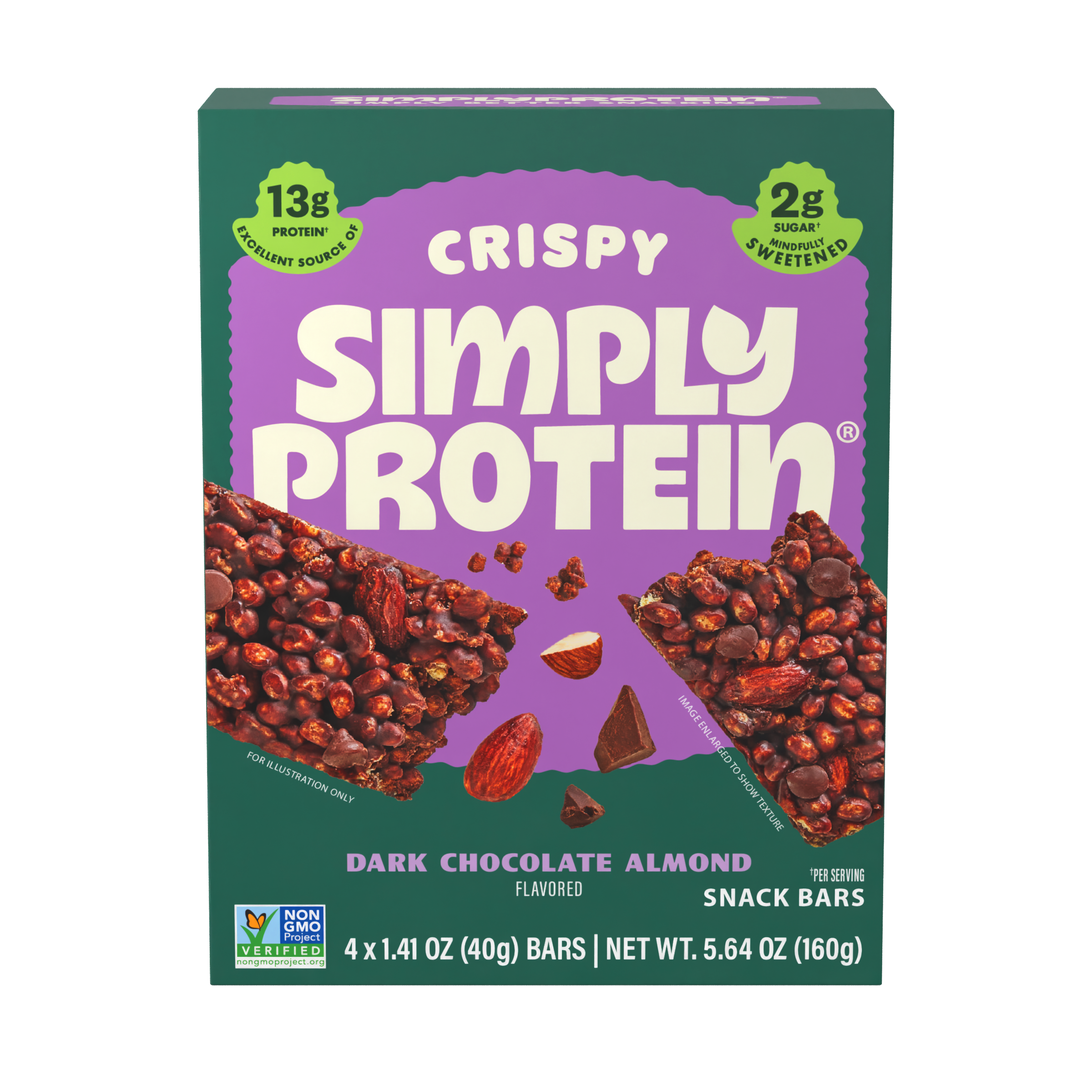 Crispy Bars - Dark Chocolate Almond