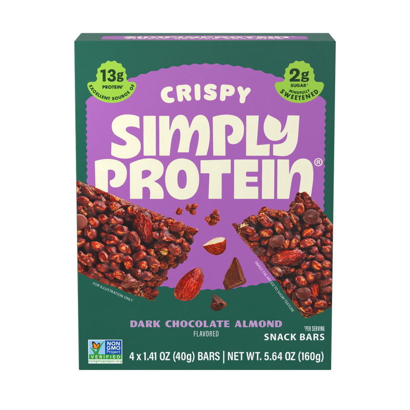 SimplyProtein Crispy Bars - Dark Chocolate Almond